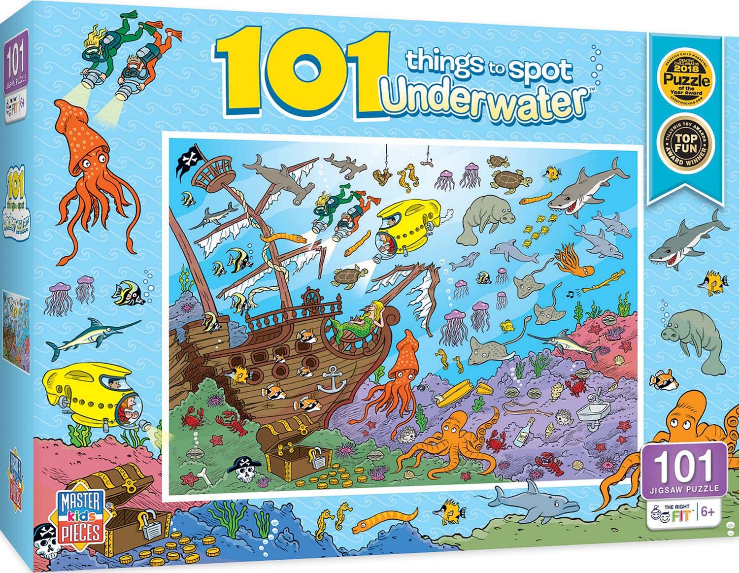 Masterpiece 101 Things to spot underwater