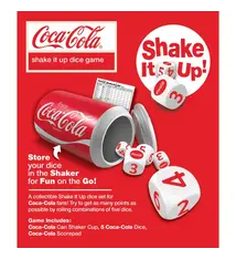 Masterpiece Coca Cola Shake It Up Dice
