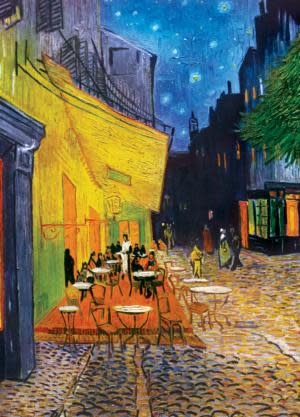 Masterpiece Cafe terrace at night puzzle
