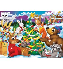 Masterpiece Googly eyes puzzle Around the Christmas tree