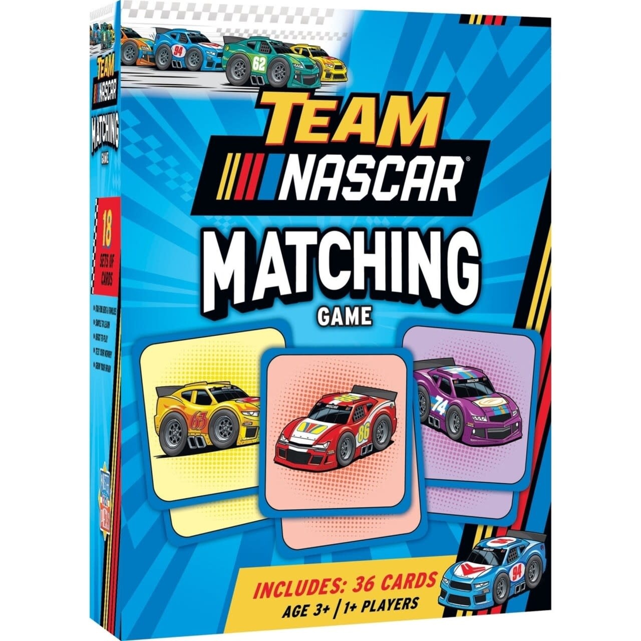 Masterpiece NASCAR matching game