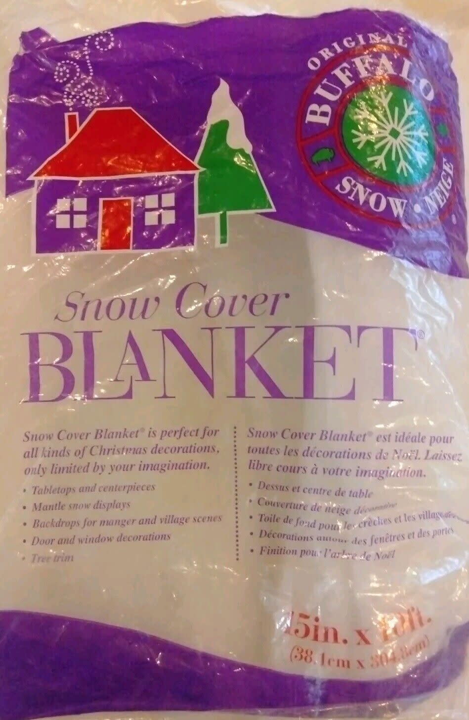 Buffalo Buffalo Snow Cover Blanket