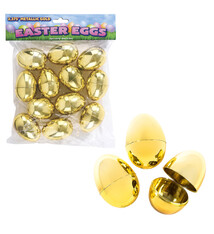The Toy Network Metallic Gold Easter Eggs