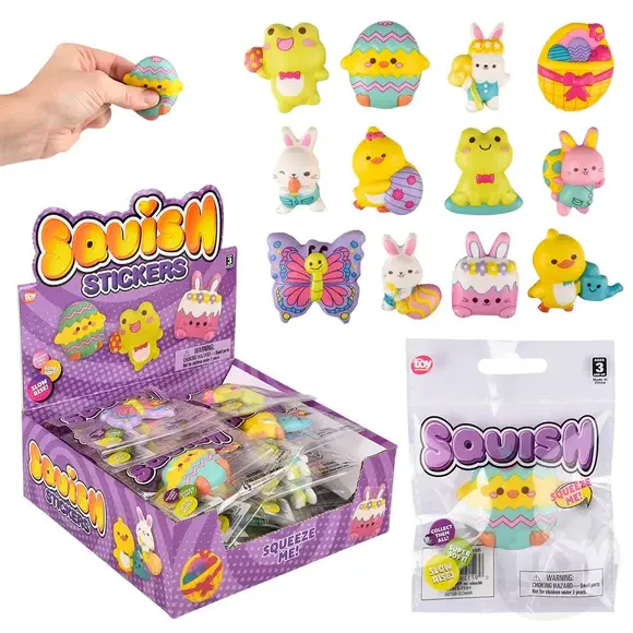 The Toy Network Easter Squish Stickers