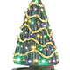 MTH - RailKing MTH Giant Town Square Christmas Tree w/Operating LED Lights