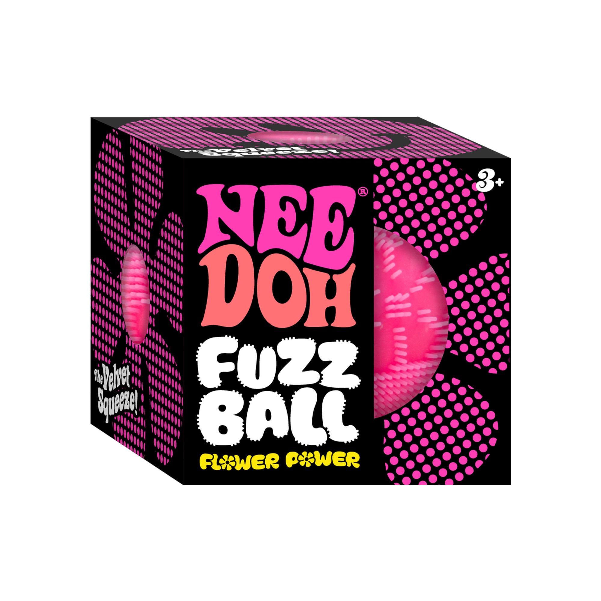 Schylling Fuzz Ball Flower Power Nee Doh
