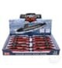 The Toy Network 8.5Diecast PullBack Submarine w/Light & Sound