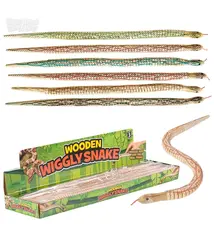 The Toy Network Wooden Wiggly Snake