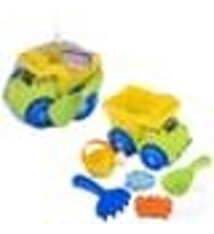 The Toy Network Dump Truck and 5 Piece Sand Toys