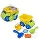 The Toy Network Dump Truck and 5 Piece Sand Toys