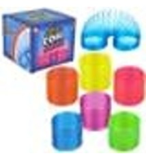 The Toy Network 3" Neon Transluscent Coil Spring