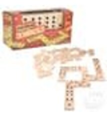 The Toy Network 6" Jumbo Wooden Dominoes Set