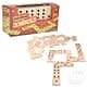 The Toy Network 6" Jumbo Wooden Dominoes Set