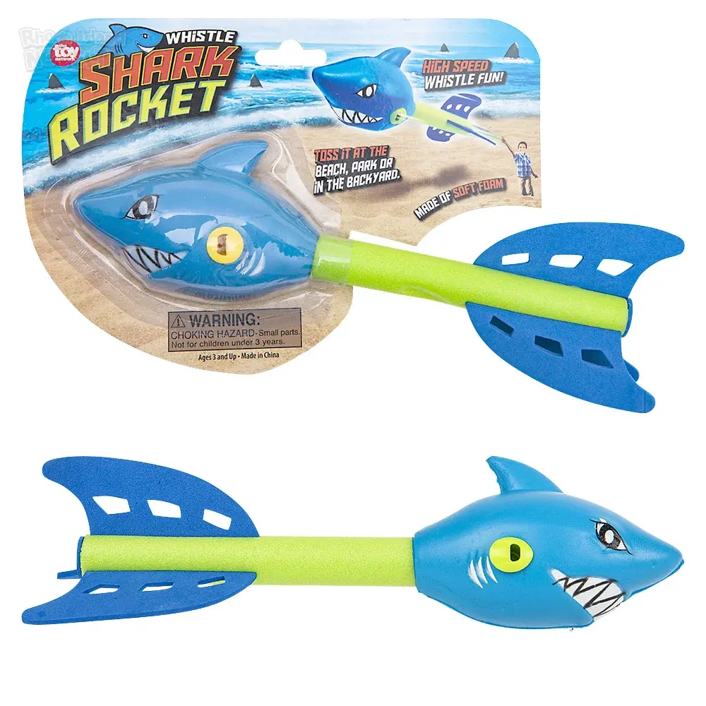 The Toy Network #TY-SHROC, 9.75" Shark Rocket