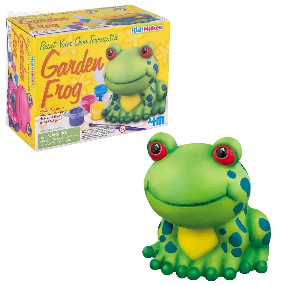 The Toy Network KidzMaker /Paint Your Own Terracotta Garden Frog