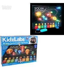 The Toy Network KidzLabs /3d Solar System Light-Up Poster