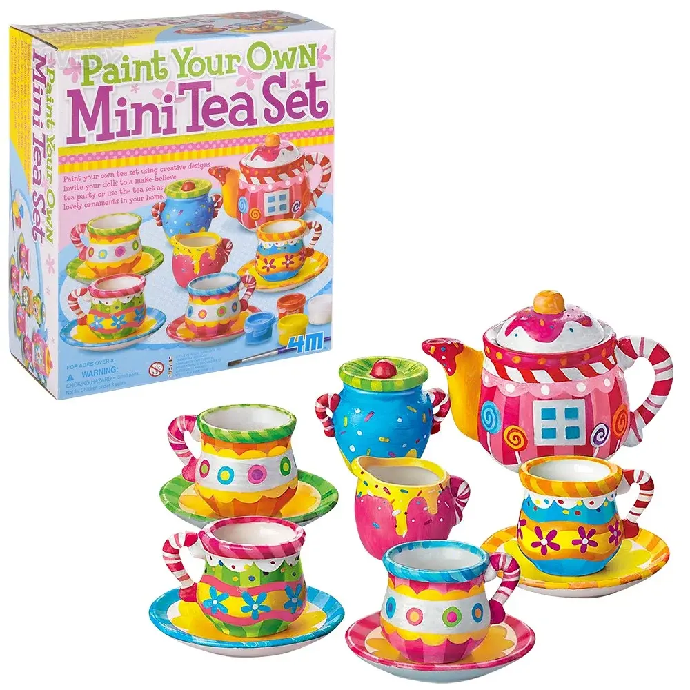 The Toy Network Paint Your Own Mini Tea Set