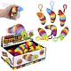 The Toy Network 3.75" Sensory Wiggle Caterpillar Clip On