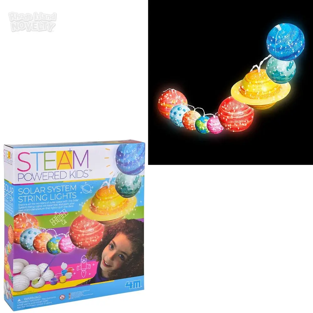 The Toy Network STEAM Powered Kids/Solar System String Lights