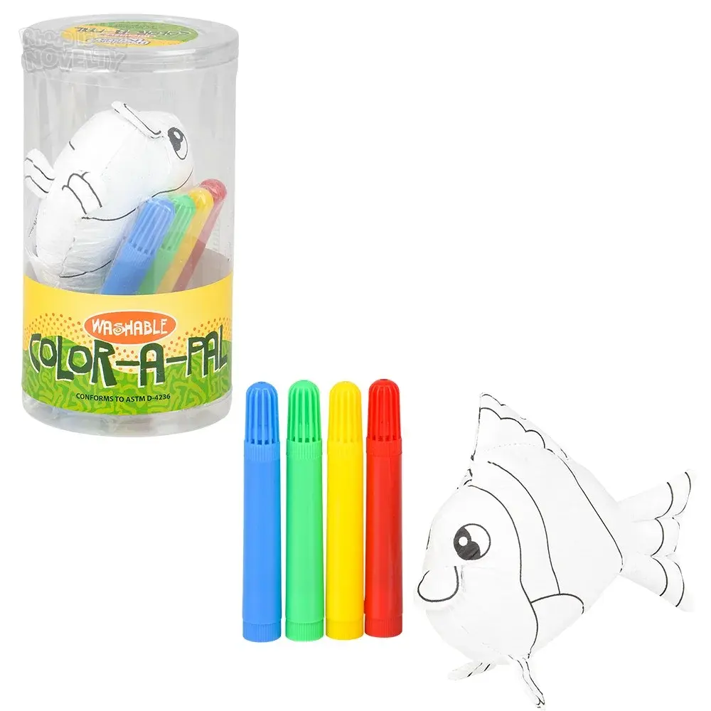 The Toy Network 5" Fish Color-A-Pal