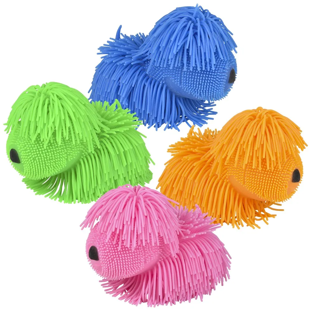 The Toy Network 7" Shaggy Puffer Dog