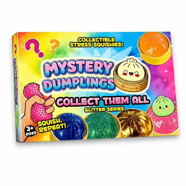 ASK Glitter Mystery Dumplings Squishies