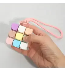 Stress Relief Cube Keyboard Charm/Key Chain