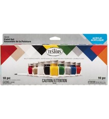 Testors Acrylic 9 Piece Value Paint Set