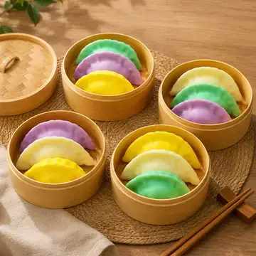 ASK Dumpling Shaped Squeeze Stress Relief Toy