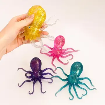 Glitter Octopus Squish