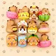 Faire Capybara Squish Keychain