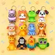 Faire Animal Character Squishy Keychains