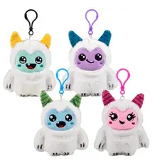The Toy Network 3.5"Yeti Plush Clip On