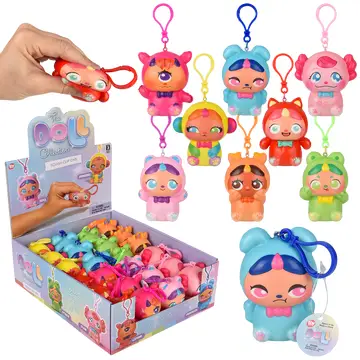 The Toy Network 3" Squish Doll Clip On