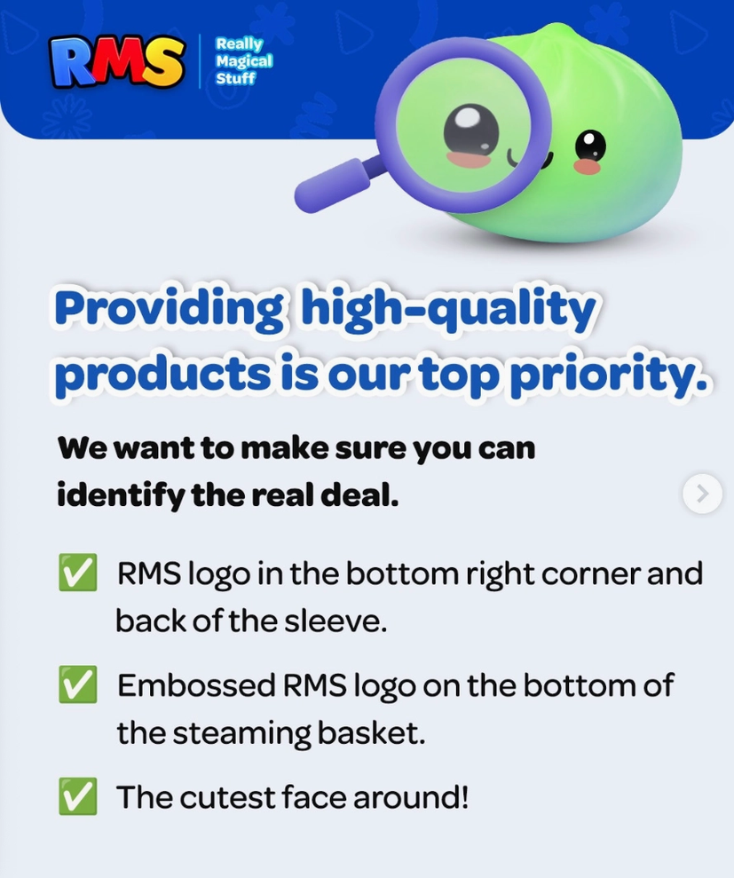 RMS RMS® Crazy Fun™ Mystery Bao Bun – Rare Rainbow Chase