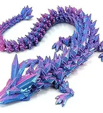 3D Printed Dragon With Egg Fidget