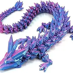 3D Printed Dragon With Egg Fidget