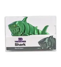 3D Treasures 3D-Printed Articulated Shark Fidget