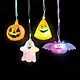 2" Halloween Flashing Necklace - Assorted