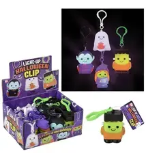 2" Light-Up Halloween Clip Ons