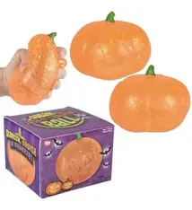 3.75" Jack O Lantern Squeezy Sugar Ball - Halloween