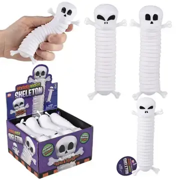 5.5" Wiggle Fidget Skeleton- Halloween