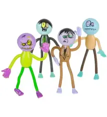Bendable Zombie Toy Figures - Halloween