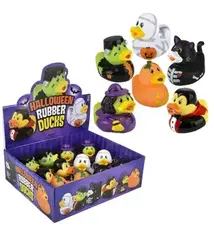 Halloween Rubber Duckies 3.5" Llb Bath Toys