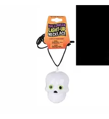 Light-Up Skull Necklace - Halloween