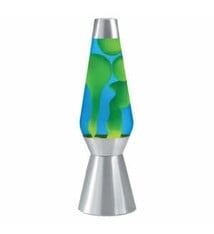 Schylling 27'' Lava Lamp - Yellow, Blue, Silver Base