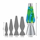 Schylling 27'' Lava Lamp - Yellow, Blue, Silver Base