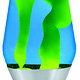 Schylling 27'' Lava Lamp - Yellow, Blue, Silver Base