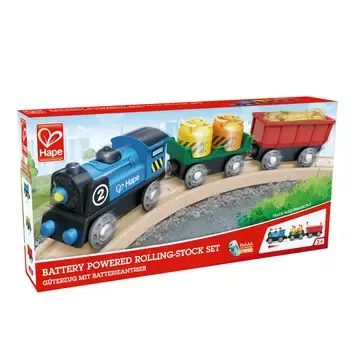HAPE Battery Powered Rolling-Stock Set - HAPE