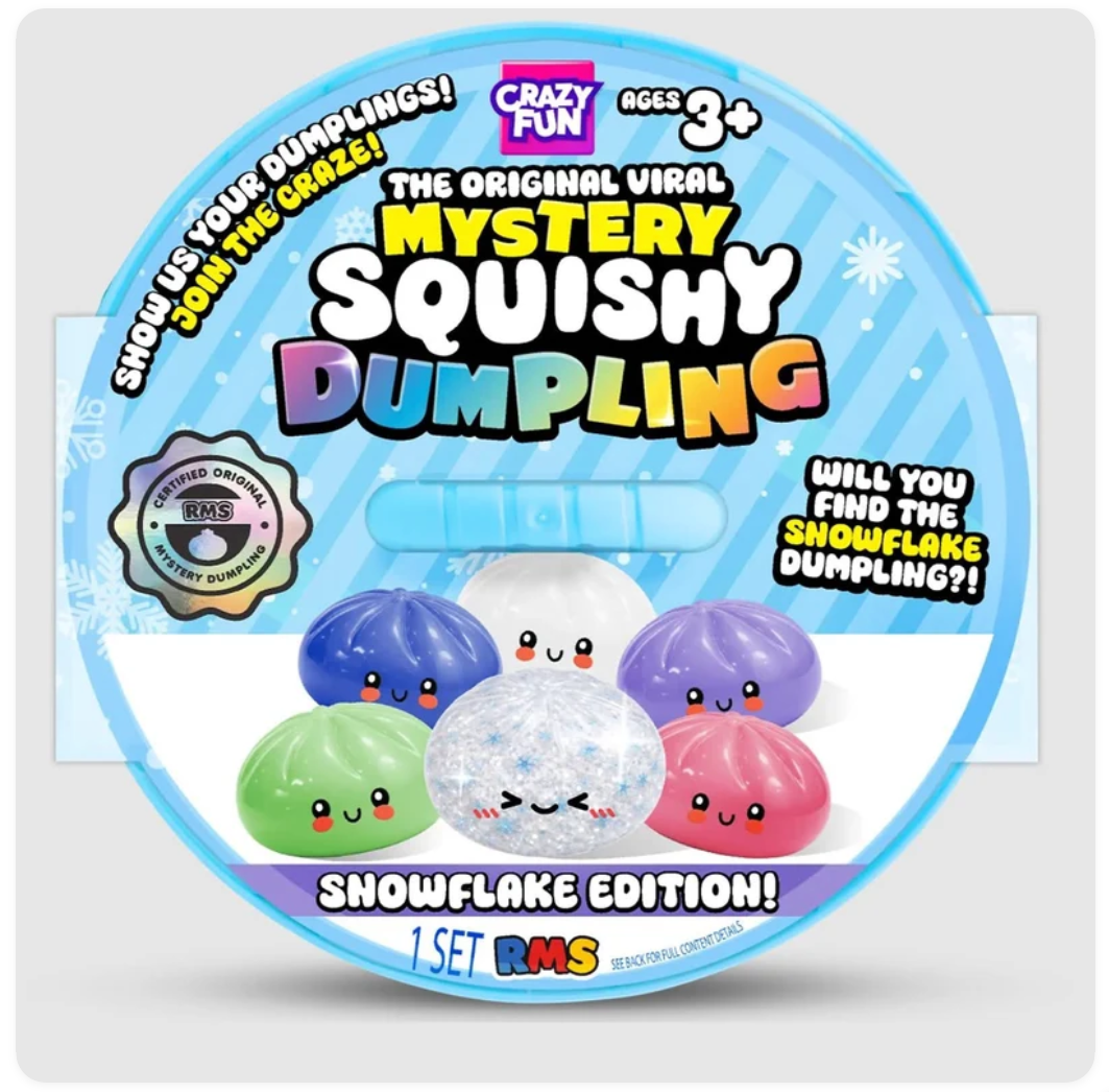 RMS RMS® Crazy Fun™ Mystery Bao Bun – NEW Snowflake Limited Holiday Edition - IN-STOCK NOW!